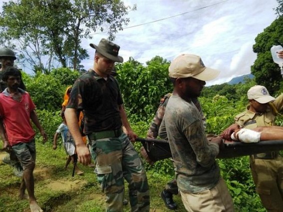 Quick rescue operation of Assam Rifles saved many after bridge collapsed 